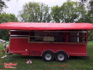 8' x 18' Barbecue Concession Trailer BBQ Pit Smoker Rig with Awning