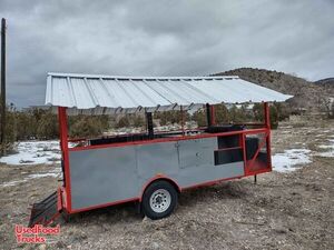Spacious Open Barbecue Food Trailer  |  Mobile Food Unit