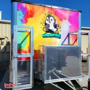 Turn Key 2022 -16' Diamond Cargo Shaved Ice and Coffee Concession Trailer