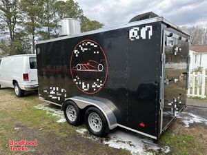 Nicely Equipped 2021 - 7' x 14' Crepe-Making Food Concession Trailer with Pro-Fire System