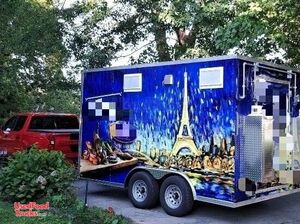 Like New - 2022 8' x 14' Kitchen Food Trailer with Fire Suppression System