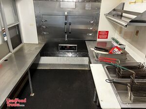 2017 8.5' x 29'  Barbecue Food Trailer with Porch and Bathroom