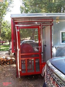 2022 7' x 16' Barbecue Food Trailer | Concession Food Trailer