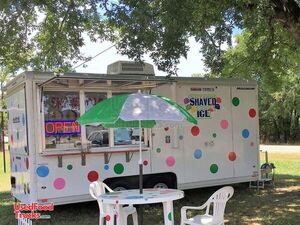 2010 Wells Cargo Magnum 7' x 16' Snowball Shaved Ice Concession Trailer