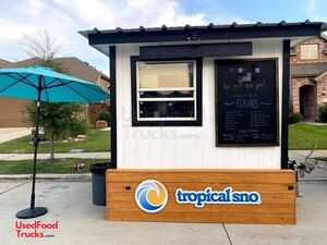 STOCKED 8.5' x 12' Shaved Ice Concession Trailer / Turnkey Snowball Stand