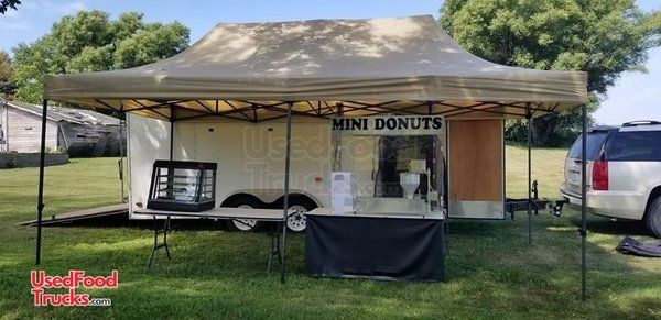 Turnkey Fully Equipped 2003 United Express Mini-Donut Stand Business with Trailer