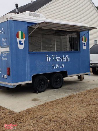 2000 7' x 14' Snowball Concession Trailer/Shaved Ice Trailer