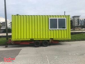 20' Shipping Cargo Container Basic Food Concession Trailer Conversion