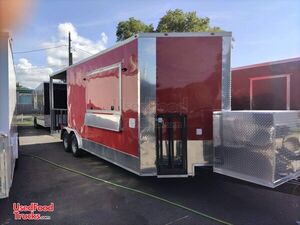 NEW 2024- 8.5' x 16' Empty Food Concession Trailer with 6' Porch
