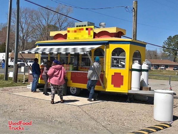 Gorgeous Trolley Food Concession Trailer w/ Loaded Kitchen