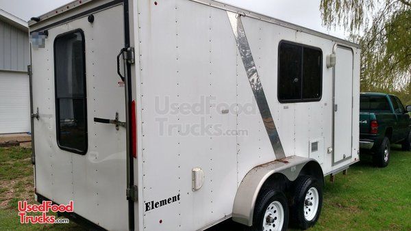 2012 - 7' x 16' Mobile Kitchen Unit / Used Food Concession Trailer