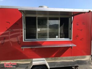 2017 - 7' x 12' MVW Food Concession Trailer Working Condition