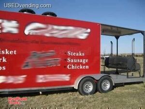 2006- 30 Ft. BBQ Concession Trailer with Grill