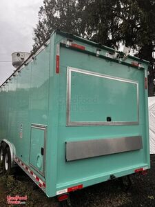 LOADED Like New - 2019 8' x 24' Quality Concession Trailer Mobile Kitchen w/ Fire Suppression