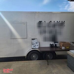 2022 - Interstate 7.5' x 16' Barbecue Concession Trailer with Smoker