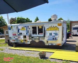 26' Street Food Vending Concession Trailer with 8' x 11' Ice Cream Shack