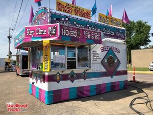 Completely Refurbished Wells Cargo 8' x 16' Carnival Food Concession Trailer.
