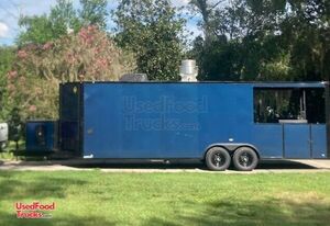 Like New - 2024 8.5' x 26' Barbecue Food Concession Trailer with 8' Porch