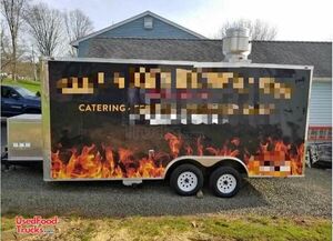 2018 8.5' x 18' Freedom Kitchen Food Concession Trailer | Mobile Food Unit
