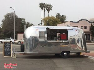 Vintage 8' x 20' Airstream Coffee Concession Trailer.