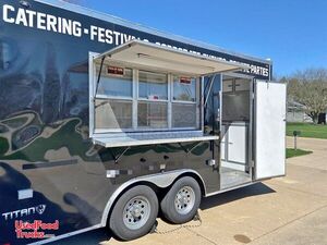 Nicely Equipped 2018 - 8' x 16' Kitchen Food Unit /  Food Concession Trailer