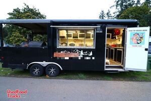 Preowned - Barbecue Food Trailer | Food Concession Trailer with Porch