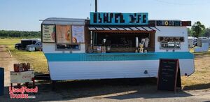 Vintage 1969 - 8' x 16'  Camper Coffee + Espresso Trailer | Beverage Trailer