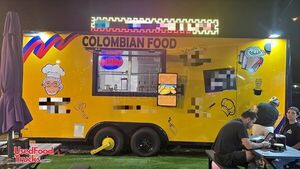 Double Axle Food Kitchen Concession Trailer Mobile Vending Unit