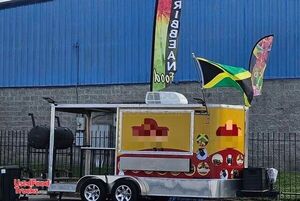 2021 7' x 19' Barbecue Food Concession Trailer with Porch