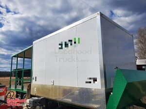 Very Clean Barbecue Concession Trailer with Porch / Mobile BBQ Unit