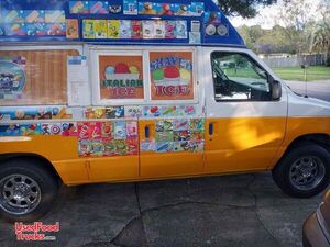 Fully Stocked 2008 Ford E-250 Ice Cream/ Shaved Ice Truck.