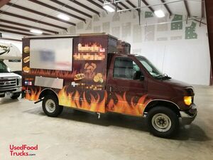 Ford E-350 Mobile Kitchen Food Concession Truck with Fire Suppression System.