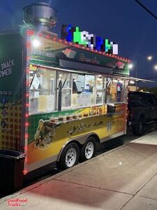 2025 8.5' x 15' Kitchen Food Concession Trailer with Fire Suppression System
