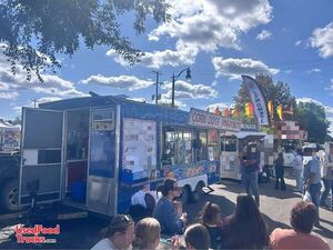 Well-Equipped 8' x 16' Kitchen Food Concession Trailer with Pro Fire System