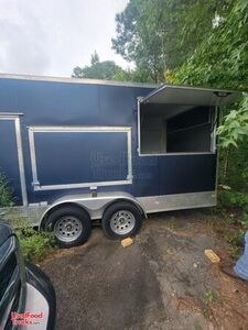 Ready-to-Outfit Spacious V-nose Empty Food Concession Trailer.