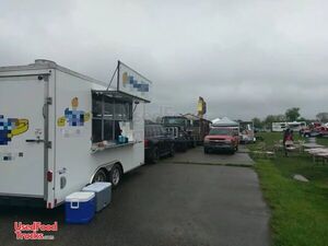 2014 United 8.5' x 16' Kitchen Food Trailer with Pro-Fire Suppression System