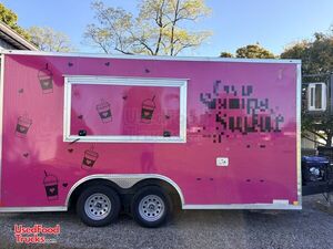 2026 8.5' x 16' Coffee/Beverage Concession Trailer Mobile Vending Unit w/ Bathroom