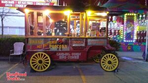 Antique Replica Cretor's Popcorn Wagon with Truck