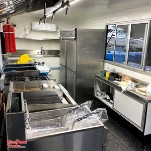 2021 8' x 20' Like-New Mobile Kitchen Food Concession Trailer w/ Commercial Rotisserie