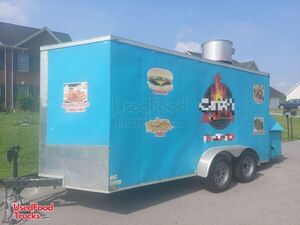 2017 Lark 7' x 16' Mobile Food Trailer / Concession Vending Trailer.