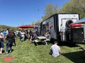 Full Turnkey - 2022 Barbecue Food Trailer with Porch and Towing Truck