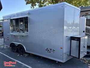 2023 8.5' x 16' Kitchen Food Concesssion Trailer with HCD Insignia + Pro Fire System