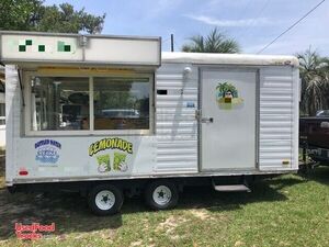 2007 7' x 14' Shaved Ice & Beverage Concession Trailer + 6' Storage Trailer Combo