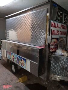 All Stainless Steel Food Concession Trailer / Mobile Food Vending Unit