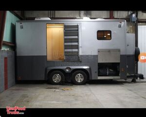 2001 - 8' x 18' Custom-Built One of a Kind Enclosed Kitchen Catering Trailer.