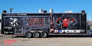 2016 Worldwide 32' Barbecue Street Food Concession Trailer with 10' Porch