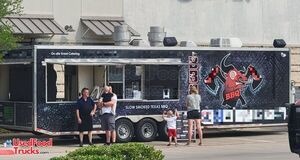 2016 Worldwide 32' Barbecue Street Food Concession Trailer with 10' Porch