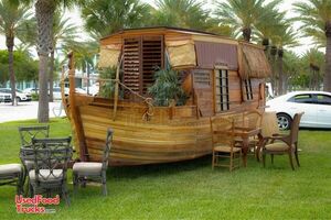 Unique. - 2025 7.5' x 22' Handcrafted Boat Trailer Bar Lounge