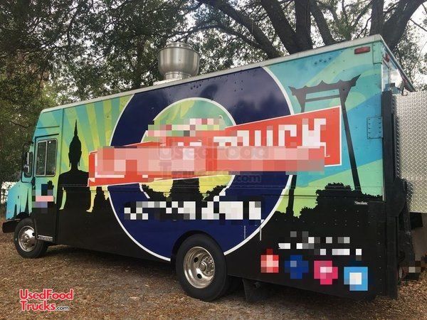 All Stainless Steel 26' GMC Step Van Kitchen Food Truck/Mobile Kitchen.