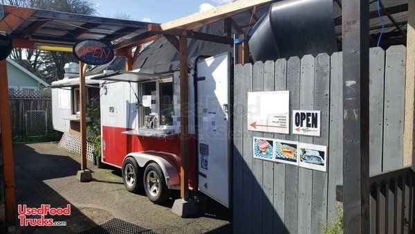 Turnkey Ready Catering and Kitchen Food Concession Trailer with Warehouse